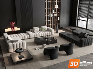 Sofa Minotti Skp Files 